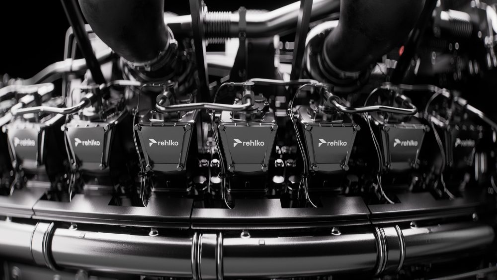 Rendering of a Rehlko engine